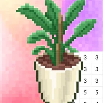 Coloring By Numbers. Pixel Rooms