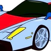 Coloring 16 Cars
