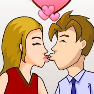 Secret Office Kissing