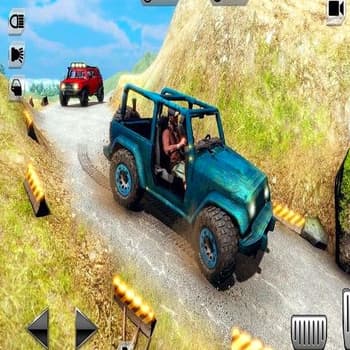 Mountain Climb Passenger Jeep Simulator Game