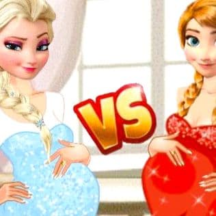 Pregnant Princesses Fashion Dressing Roo