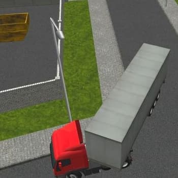 Semi Driver 3D Trailer Parking