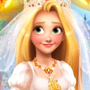Blonde Princess Wedding Fashion