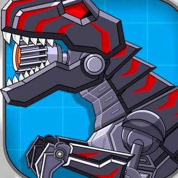 Robot Dinosaur Black T Rex