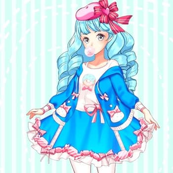 Candy Theme Anime Style Dress Up Game