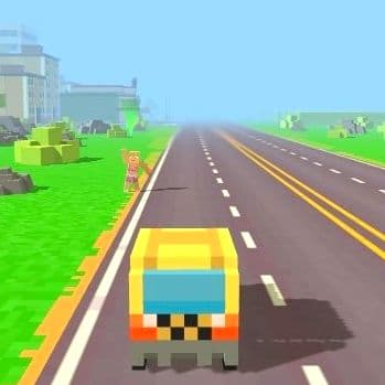 Pixel Road Taxi Depot