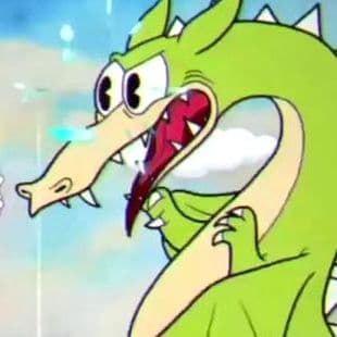 Cuphead Grim Matchstick Boss Fight