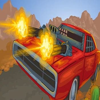 Battle On Road Car Game 2D