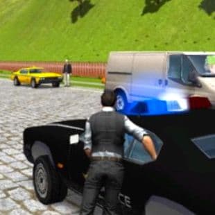 Police Chase Real Cop Driver