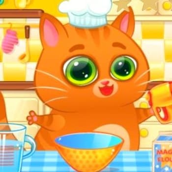 Kitten Puzzle Bubu: Bubu Prepares