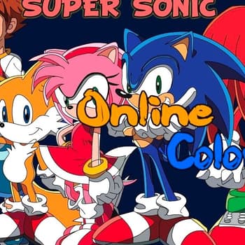 Super Sonic Coloring Game