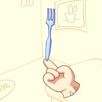 Fork On Finger