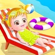 Baby Hazel At Beach