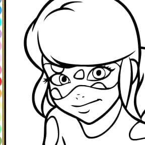 Miraculous Lady Bag Coloring