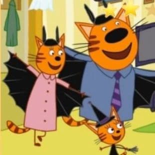 Three Cats: Halloween