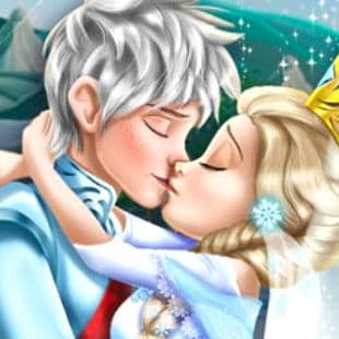 Ice Queen Wedding Kiss