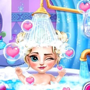 Ice Queen Baby Bath