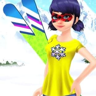Ladybug Ski Time