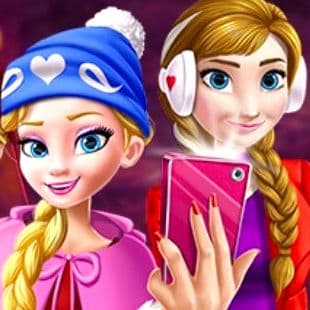 Princess Christmas Selfie