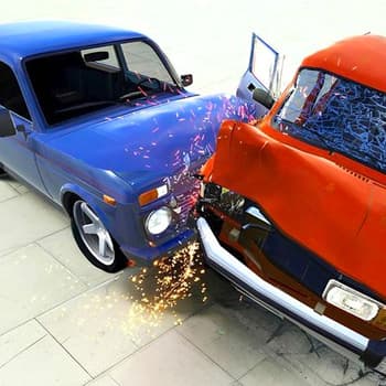Beam Drive Car Crash Test Simulator