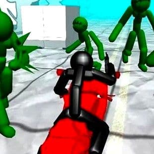 Stickman Zombie: Motorcycle