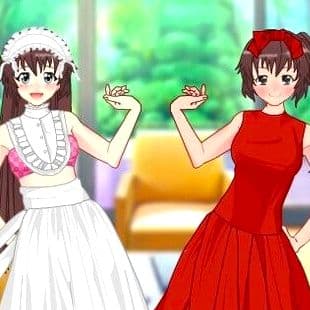 Anime Housemaid Dress Up