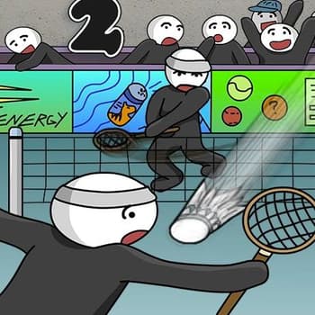 Stick Figure Badminton 2