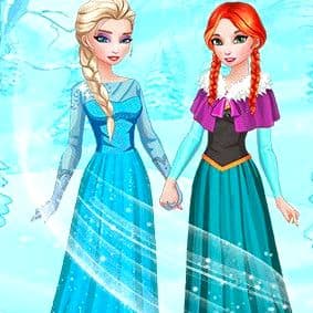Elsa & Anna'S Icy Dress Up