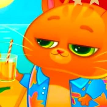 Kitten Bubu Jigsaw Puzzle: Beach