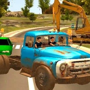 Russian Car Driver Zil 130