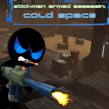 Stickman Armed Assassin Cold Space