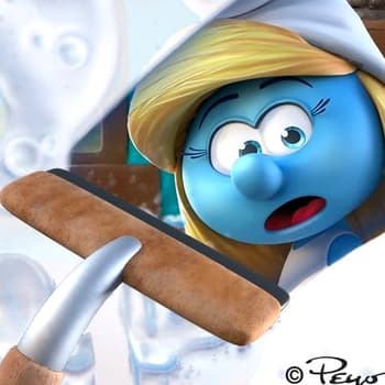 The Smurfs Village Cleaning