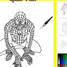 Spider Man Online Coloring Game