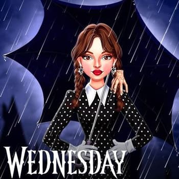 Celebrity Wednesday Addams Style