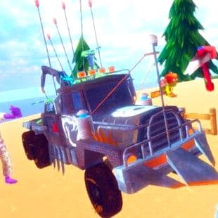 Driving Car And Shooting Zombies