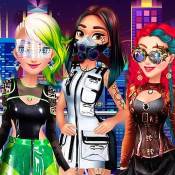 Cyberpunk City Fashion