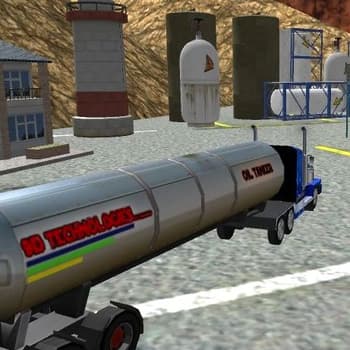 Oil Tanker Truck Drive