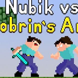 Nubik Vs Herobrin'S Army
