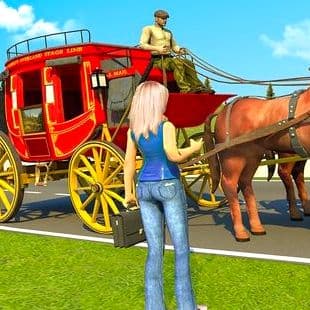 Horse Cart Transport Taxi Game