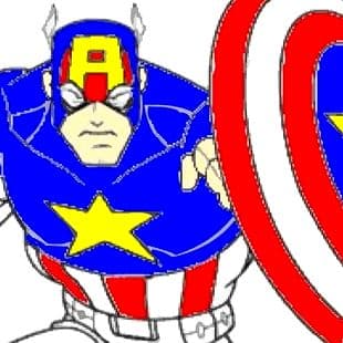 Captain American Coloring